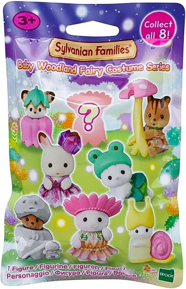 Sylvanian Families Mini-figures Forest Fairy Baby Friends Surprise Bag 5 cm - 1 Unidade Aleatória